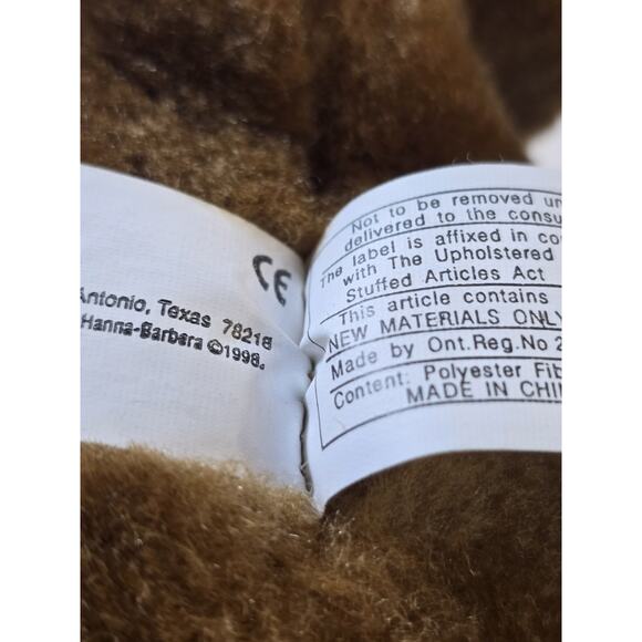 13" Scooby Doo Plush Holding Hot Dog 1998 Cartoon Network Play by Play - Picture 6 of 7